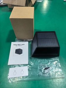 ไฟโซลาร์เซลล์กลางแจ้งแบบติดตั้งบนและล่าง  กันน้ำระดับ IP65 ไฟรั้วโซลาร์เซลล์ไร้สาย ไฟติดผนังสวนสำหรับลานเฉลียง ระเบียง ประตูหน้าบ้าน - Product Image 6