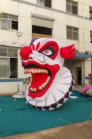Tête de Clown d'Horreur Gonflable Professionnelle de Grande Taille, Gonflable Autonome Premium pour Exposition Commerciale et Promotion