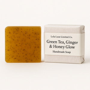 Green Tea, Ginger & Honey Glow Handmade <b>Soap</b> - Product Image 4