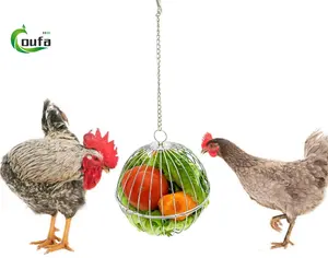 치킨 치료 야채 피더 채소 교수형 공 장난감 암탉 닭 교수형 수렵 장 장난감 암탉 닭장 앵무새