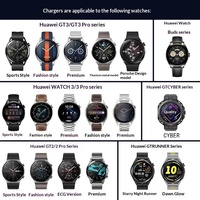 Chargeur de montre, chargeur sans fil, charge magnétique pour montre intelligente, en plastique, pour Huawei GT3, station de charge pour GT2 Pro/Watch 3 Pro