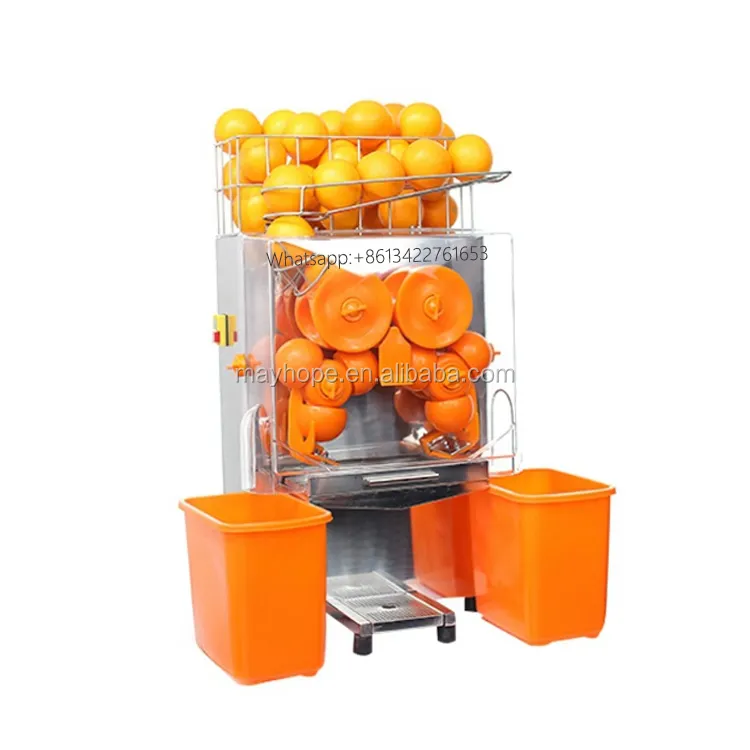 Maquina डे jugo डे exprimidor डे naranjas डे alimentacion automatica comercial