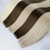 Meilleures extensions de cheveux naturels vierges Genius Weft, blanches et invisibles