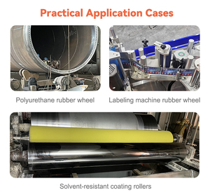 מותאם אישית pu polyurethane להתאמה אישית pu מסוע בלוק מיוחד בצורת חצץ עם כיסוי מגן