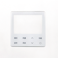 Panel de cristal negro personalizado, electrodomésticos de cocina, resistente a altas temperaturas, superficie táctil, hoteles, decoración Solar plana Industrial