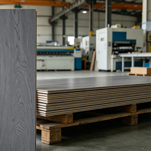 Pavimento in Legno SPC Impermeabile Grigio-Nero da 8mm e 10mm a Prezzo Conveniente/Pavimento <span class=keywords><strong>Laminato</strong></span> - Product Image 4
