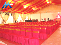Tente d'événement en PVC blanc durable et stable romantique de luxe bon marché de Chine pour banquet de mariage en plein air pour 500 personnes à vendre