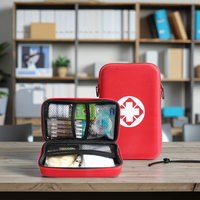 Trousse de premiers soins personnalisée EVA Hard Shell tout en étanche et étiquetée pour les activités de plein air