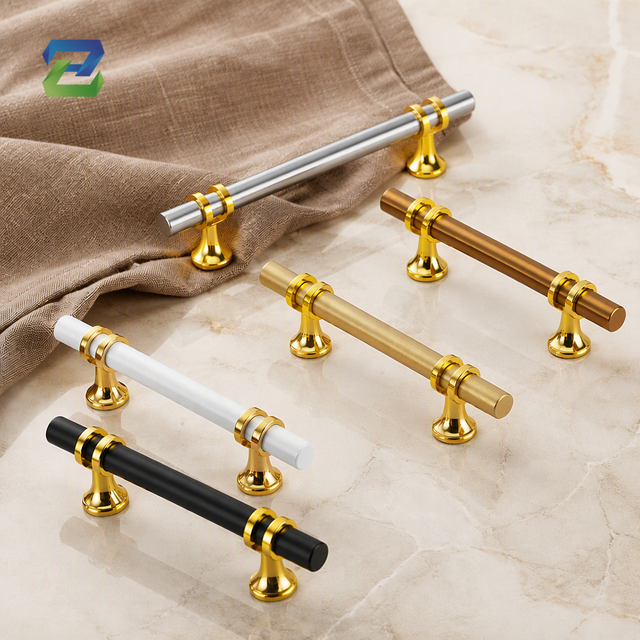 Custom Furniture Handles Knobs Stainless Steel Kitchen Cabinet Handles Easy Installation Furniture Pull for Wholesaler