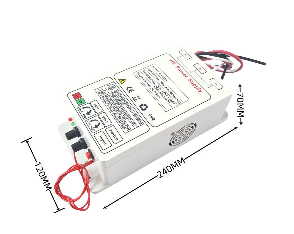 【旅 】High Voltage コンプリート High Voltage Power Supply 20KV 100w Dual Output for Air