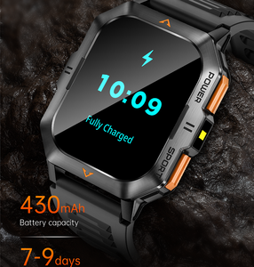 Janji Y6A jam tangan pintar pelacak kebugaran pria 2.01 "IPS layar HD menjawab panggilan Alarm jam olahraga baterai 430mAh persegi - Product Image 5