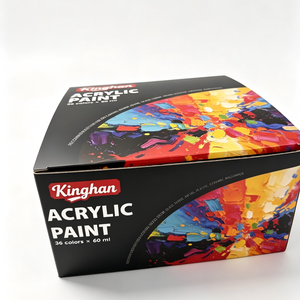 Juego de 36 Colores de <span class=keywords><strong>Pintura</strong></span> Acrílica de 60 ml en Botellas para Proyectos de Arte en Estudio y Escuela <span class=keywords><strong>con</strong></span> Calidad Duradera y Resistente al Desgaste - Product Image 2
