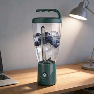 Licuadora Portátil de 1L para Smoothies, Vaso Mezclador Personal Recargable por USB, Libre de BPA, Perfecta para el Hogar/Oficina/Deportes al Aire Libre - Product Image 1