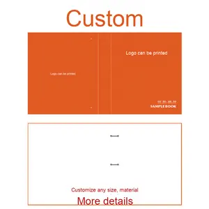 Reliures à anneaux A4 personnalisables, échantillons de tissus et de cuir, livres d'échantillons de couleurs - Product Image 6