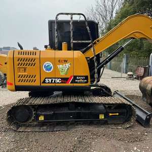 รถขุดไฮดรอลิก SANY75C มือสอง เครื่องยนต์ เกียร์ น้ำหนักใช้งาน 7 ตัน รุ่นปี 2024 สภาพ 90% ใหม่ - Product Image 2