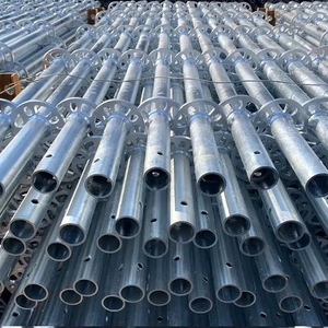 Échafaudages en acier modulaires Ringlock galvanisés à chaud pour projets en béton Haute durabilité et stabilité - Product Image 2