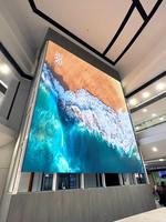 Proyecto de holograma de pared de video para interiores con frecuencia de actualización de alto brillo, señal Led programable P4, módulo de pantalla LED de 256*128mm