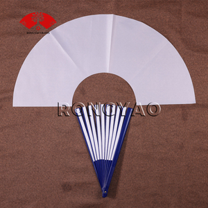 Tendances 2025 13 pouces OEM Design Coloré En Plastique Rib <span class=keywords><strong>Trail</strong></span> Riding Fan Logo Personnalisé Dance Fan Sublimation Blank Clacking Fan - Product Image 5