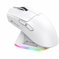 Ratón Inalámbrico para Juegos Attack Shark X11 63g Tri-Mode, PAW3311 22K DPI, Base Magnética de 1000Hz, 65 Horas de Duración, RGB, Accesorios para PC