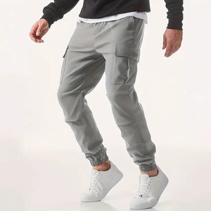 <span class=keywords><strong>Pantaloni</strong></span> Sportivi Casual da Uomo <span class=keywords><strong>con</strong></span> Tasche Multiple e <span class=keywords><strong>Vita</strong></span> Elastica, Stile Personalizzato o Logo ODM, Produzione su Misura - Product Image 1