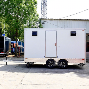 Australian Standard <b>Bathroom</b> 2 Stations Twin Berth Modern Design Luxury Mobile Washroom Restroom Trailer Portable Toilet - Product Image 1