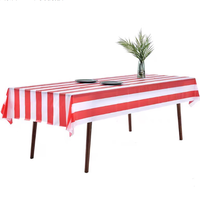 Nappes en plastique en vrac pour les tables de service de traiteur et de buffet