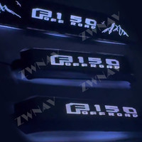 ZWNAV poignée de porte passager de voiture lumière ambiante avec Logo illuminé pour Ford F150 lumière d'ambiance décoration de voiture lampe d'ambiance