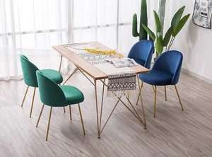 Modern Nika Zupanc home furniture luxury <span class=keywords><strong>gold</strong></span> wire steel living dining chair - Product Image 3