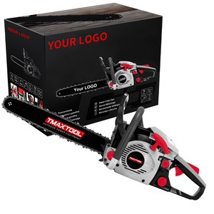 Scie à chaîne à essence professionnelle de qualité industrielle 63cc avec guide-chaîne de 16''-24'' pour la coupe du bois - Product Image 2