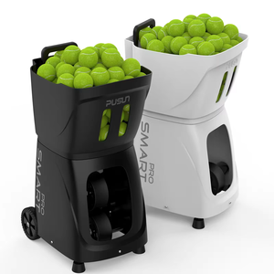 Machine à tennis professionnelle portable PUSUN PT-Smart Pro - Capacité de 115 balles, robuste, avec rotation aléatoire pour les entraîneurs - Product Image 6