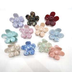 กิ๊บติดผมรูปดอกไม้รูปทรงหินอ่อนหัวหนีบด้านหลังสไตล์เกาหลีออกแบบโลโก้<span class=keywords><strong>ตา</strong></span>มสั่งอุปกรณ์<span class=keywords><strong>แต่ง</strong></span>ทรงผมระดับพรีเมียม - Product Image 1