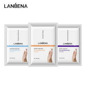 LANBENA เรตินอล วิตามินซี ไฮยาลูโรนิค แอซิด แฮนด์ มาส์ก ต่อต้านริ้วรอย ช่วยให้ผิวขาวกระจ่างใส บำรุงผิว - Product Image 1
