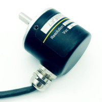 Codeur rotatif à arbre plein ZSP3806GL 2500P/R, capteur numérique IP65 5VDC avec câble blindé, haute fréquence 200kHz, longue durée de vie, installation facile