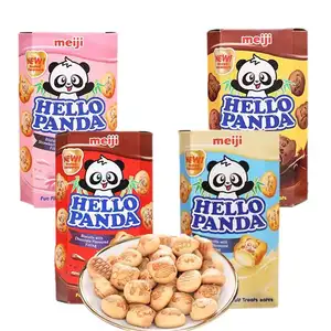 Biscuits sandwich ours Meij-i50g Snacks exotiques pour enfants Collations de loisirs