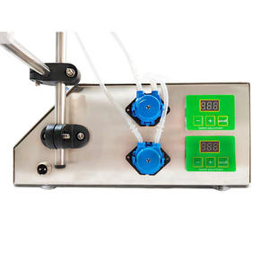 เครื่องบรรจุแบบหัวคู่ 0.3 มล.-10 มล. ปั๊มไฟฟ้ากึ่งอัตโนมัติความแม่นยำสูงสำหรับบรรจุขวดแอลกอฮอล์ - Product Image 1