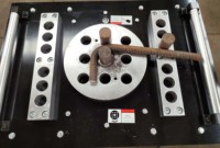 Cintreuse à barres d'armature GW50 pour projets de construction, pliage multi-angles pour étriers de type U et de type L