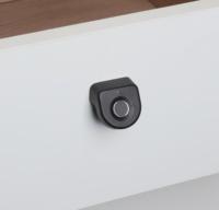 Qidots Prix de gros Serrure de tiroir intelligente avec poignée, serrure de meuble à empreinte digitale avec clé électronique pour rangement