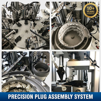 Machine d'assemblage entièrement automatique de prises électriques non standard personnalisées haute vitesse Hensen, moteur PLC, 30 pièces/min, 1 an