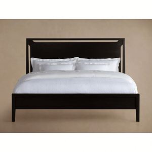 Muebles de Dormitorio de Lujo Antiguos, Cama Doble Grande de Madera, Cama King Size Completa - Product Image 1