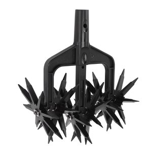 Cultivateur rotatif avec dents détachables, manche court, outil de scarification du sol 2 en 1 amovible, scarificateur ventilé, motoculteur - Product Image 1