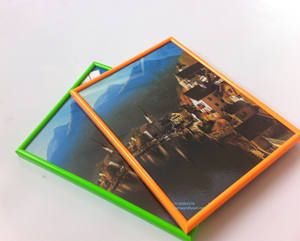 Vente en gros de cadres <span class=keywords><strong>photo</strong></span> colorés bon marché 10x15x20x30x40x50x70x100 A4 Cadres <span class=keywords><strong>photo</strong></span> PVC Cadres d'affiche en plastique - Product Image 4