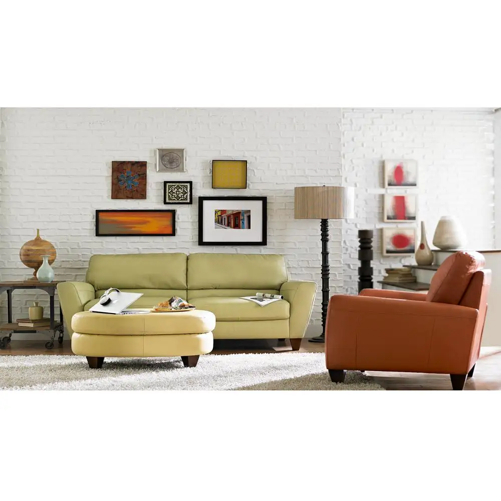 Set ruang tamu dan ruang tamu, kursi Modern, bahan Sofa kepadatan tinggi, furnitur rumah