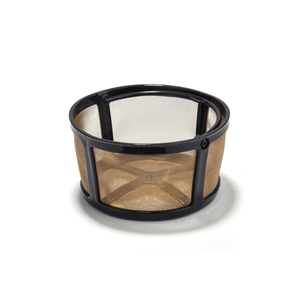 <span class=keywords><strong>Carafe</strong></span> <span class=keywords><strong>filtrante</strong></span> réutilisable à café moulu en maille dorée pour les brasseurs Keurig K-Duo Essentials et K Duo - Product Image 1