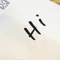 Sac de shopping réutilisable écologique sans BPA en tissu non tissé avec logo personnalisé, fermeture à bouton-pression, visage souriant, transfert thermique