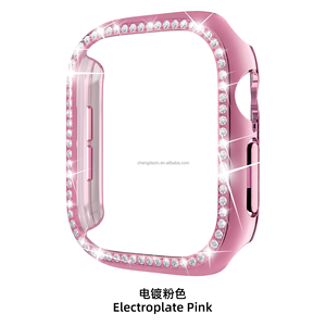 Coque de protection PC anti-choc ajourée avec strass pour <span class=keywords><strong>Apple</strong></span> <span class=keywords><strong>Watch</strong></span> Series 12 <span class=keywords><strong>SE</strong></span> 42MM 46MM, accessoires pour boîtier de montre I <span class=keywords><strong>Watch</strong></span> Series 12 - Product Image 5
