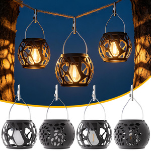 Lampe solaire suspendue décorative ajourée Xinyao pour jardin et balcon extérieur - Product Image 5