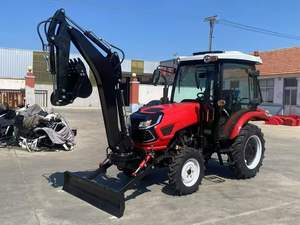 Mini chargeuse compacte diesel à 4 roues motrices pour l'agriculture, l'élevage et les travaux de construction, avec une pelle chargeuse - Product Image 3