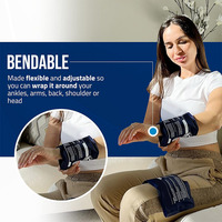 Compresse chaude et froide personnalisable en polyester pour thérapie par compression, sac de glace pour la récupération des blessures sportives et le soulagement de la douleur