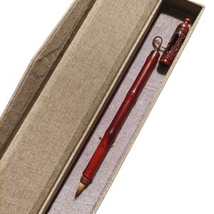 Hoogwaardige <span class=keywords><strong>Chinese</strong></span> kunst handgemaakte geiten- en wolvenhaar kalligrafiepennen cadeauverpakking voor schilderen, schrijven, decoratie, aangepaste verpakking - Product Image 2