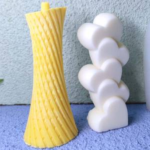 شمع الصويا شمع العسل العطري الفاخر تصنعه بنفسك خمسة خيوط قلب الحب للعطلات عيد الفصح ديوالي للحانات - Product Image 5